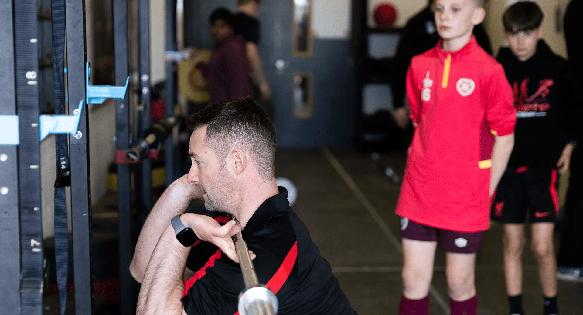 kids group training class at The Athlete Academy